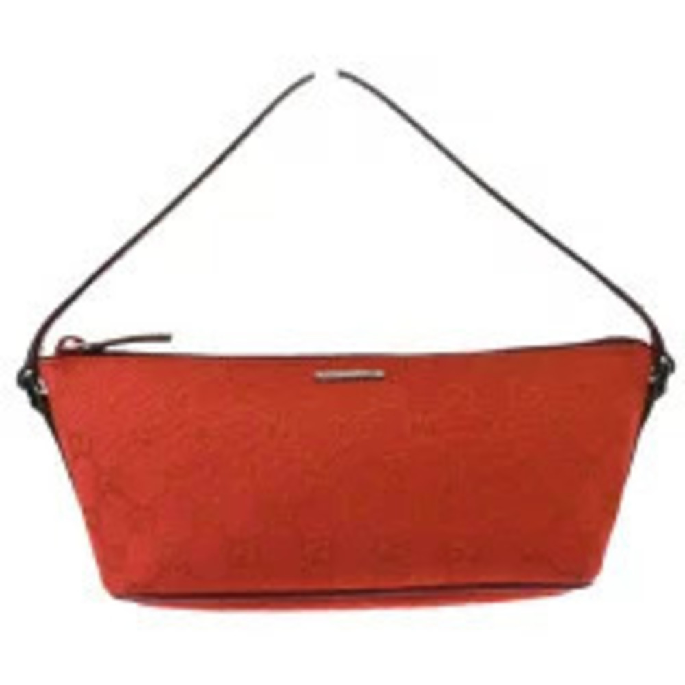 Gucci Handbag GG red canvas leather